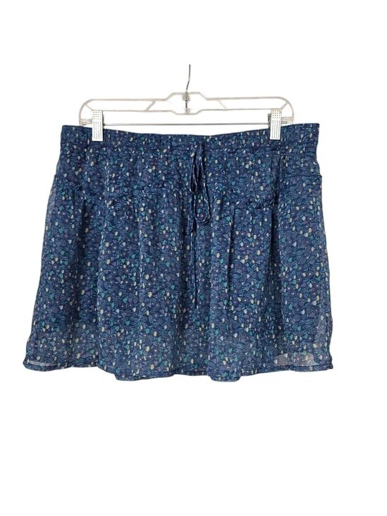 American Eagle Outfitters Dresses & Skirts - American Eagle Outfitters Blue Floral Mini Skirt L